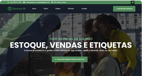 Case Domus BI Landing Page